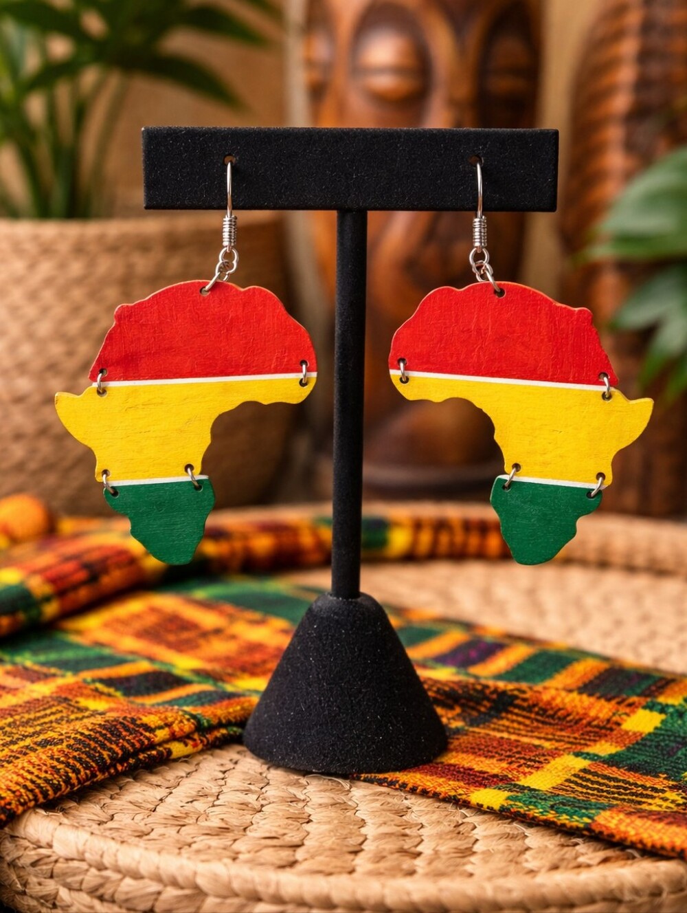 African Fashion Earrings - NWT
